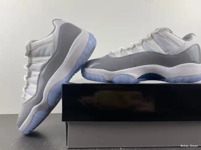 Bmlin 11 Low Grey Cement Jordan Air AV2187-140 0517